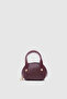Claret Red C11 Mini Size Single Compartment Faux Leather Women's Wallet B:7 E:10 W:6