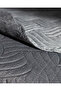 Odette King Size Printed Bedspread - Anthracite - 6