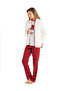 Women's Fleece Sweatshirt 51624 - Cream - 3