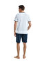 White Men's Pajama Set 40496 - 2