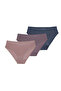 Women's Slip Panties 3-Pack Essential 1575 - Purple Pink Denim