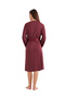 Women's Dressing Gown 51603 - Claret Red - 3