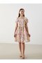 New Season Square Collar Floral Girl's Dress - S5Dc40Z4 - 2
