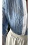 Keyymod Women's Striped Collar & Cuff & Paw White Shirt - 3