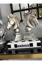 2-Piece Book Holder Horse Figurine - 2