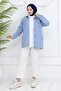 Hijab Denim Jacket Blue 704 - 4