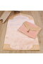 Luxury Bag Non-Slip Leather Based Soft Soft Plush Prayer Rug Pink (Prayer Rug 72*228 Cm, Bag 39*44 cm