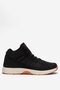 Outdoor Boots Winter Resistant Sturdy Sole Lace-Up Black - Orange