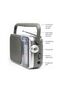 راديو FM/AM RF-2400 - أسود - 2