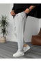 Light Gray Parachute Loose Fit Trousers Ke-5044 - 2