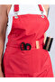 Dye-Proof, Liquid-Proof, Ring Apparatus, 4 Pocket Hairdressing Apron - 3