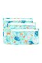3-Piece Transparent Travel Bag Ocean Life