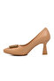 PC-53103 Beige Women's Heeled Shoes - 3