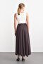 Eva Parted Long Skirt Anthracite - 4