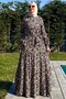 Leopard Patterned Dress Brown - 8
