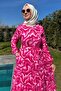 Water Patterned Dress Pink - 2