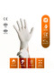 Pack of 100 White Latex Gloves - Powder Free (S) 5 Pcs Mdr - 3