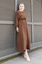 Brown Bat Sleeve - Princess Dress