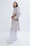 Stone-Belted Pocket Windbreaker Trench Coat - 5