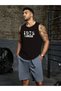 Printed Sleeveless Tshirt Men's Zero Sleeve Clothing Sportswear Oversized T-Shirt - 3