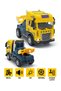 1:24 Attracting Metal Toy Truck Head with Friction Light and Music - 2