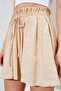 Women's Stone Waist Thick Elastic Loose Cut Modal Shorts Skirt - 3