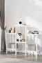 6-Tier Bathroom Organizer Shelf Kitchen Bathroom Living Room Children's Room Organizer Shelf White - 2