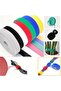 5 Meters 1 cm Velcro Cable Organizer Organizer Box Cable Fixer Hiding Strip Velcro