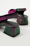 Brook Green Purple Gradient Detailed Heeled Shoes - Ballerinas - 4