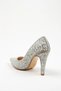 Women's Pearl Embroidered 11 cm Thin Heeled Evening Dress Shoes - 4