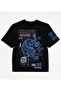 Black Oversized Graphic T-Shirt