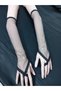 Mona Tulle Shahmaran Gloves Oversleeves Black - 5