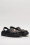 High Sole Stone Comfort Women's Sandals Black - 3