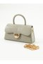 Victoria Model Green Leather Women's Hand and Shoulder Bag - 3