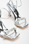 Women's Stone Embellished Evening Shoes - 3