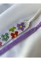 Colorful Floral Patterned Set of 2 Knitted Bracelets - 3
