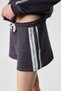Flux Women's Relaxed 100% Organic Cotton Wide Leg Short Purple Shorts - 5