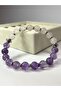 Pink Quartz & Amethyst Natural Stone Bracelet (Love and Energy Stone) - 2