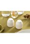 Modern Gold Porcelain Salt and Pepper Shakers Set 5.5x5 Cm
