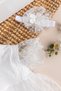 Tulle Bandana 100% Cotton Baby Girl Stylish Special Occasion Dress Set Cream - 4