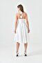 Women's Rose Detailed Satin Evening Dress - 3