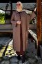 Poncho Knitwear Cardigan Milk Coffee