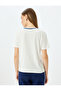 Beige Printed T-Shirt - 4