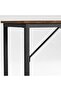 VASAGLE Modern Computer Desk, Industrial Laptop PC Table for Home Office - Rustic Brown and Black - 4