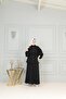 Black Hijab Ayrobin Suit - With Skirt BRC2409