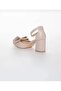 Arlo Beige Bow Heeled Shoes - 3