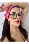 Ness Model Round Glossy Black Metal Hinged Flexible Lightweight Display Glasses 50-17-145 - 4
