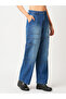 High Rise Straight Fit Faded Cargo Jeans - 2