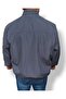 Dominant Collar, Sleeve and Waist Part Elasticized Large Size Seasonal Father's Coat - 3