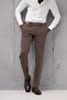 Regular Fit Winter Seersucker Trousers with Side Pockets